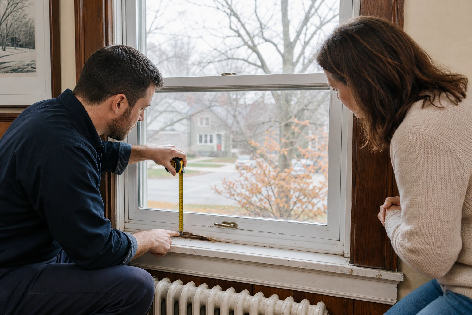 3. window frame inspection repair or replace.