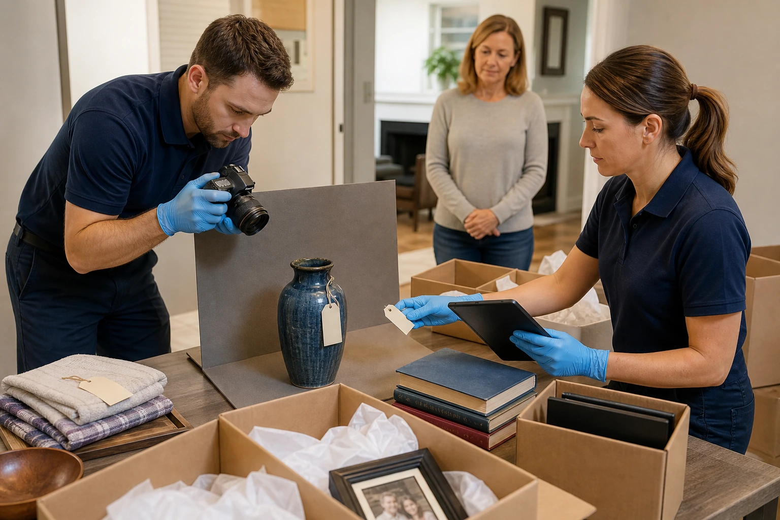 2 fire damage contents packout inventory.