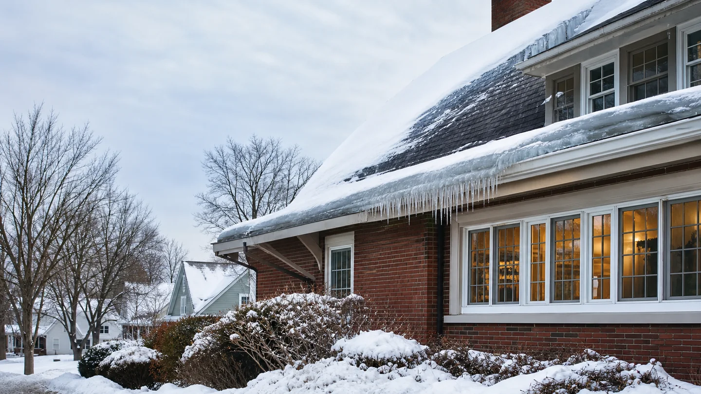 1 ice dams northern ohio roof featured.