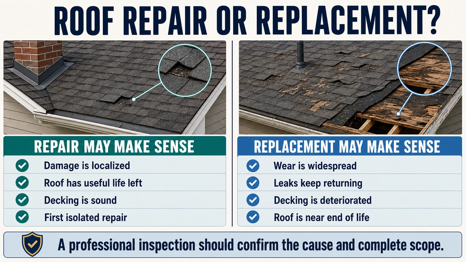 2 repair or replacement decision guide.