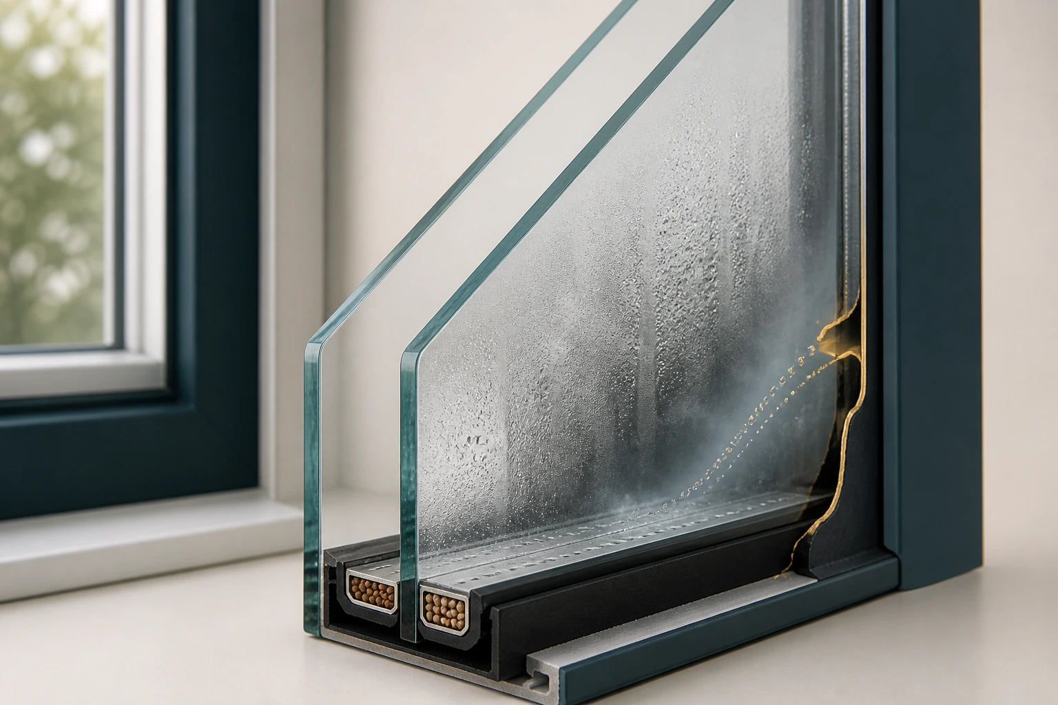 Article 35 failed insulated glass seal.